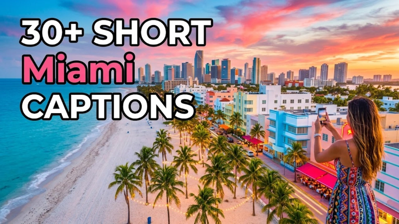 Short Miami Captions for Instagram