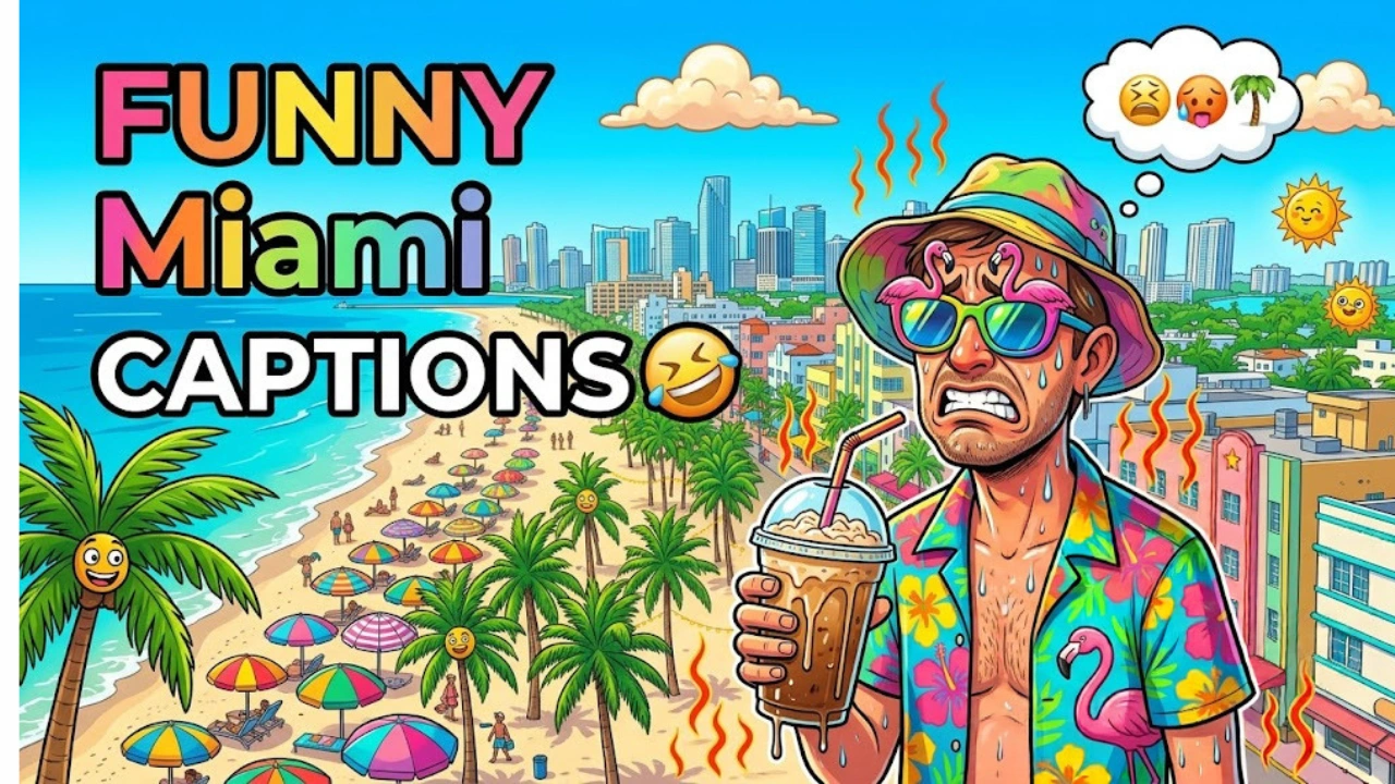 Funny Miami Captions for Instagram