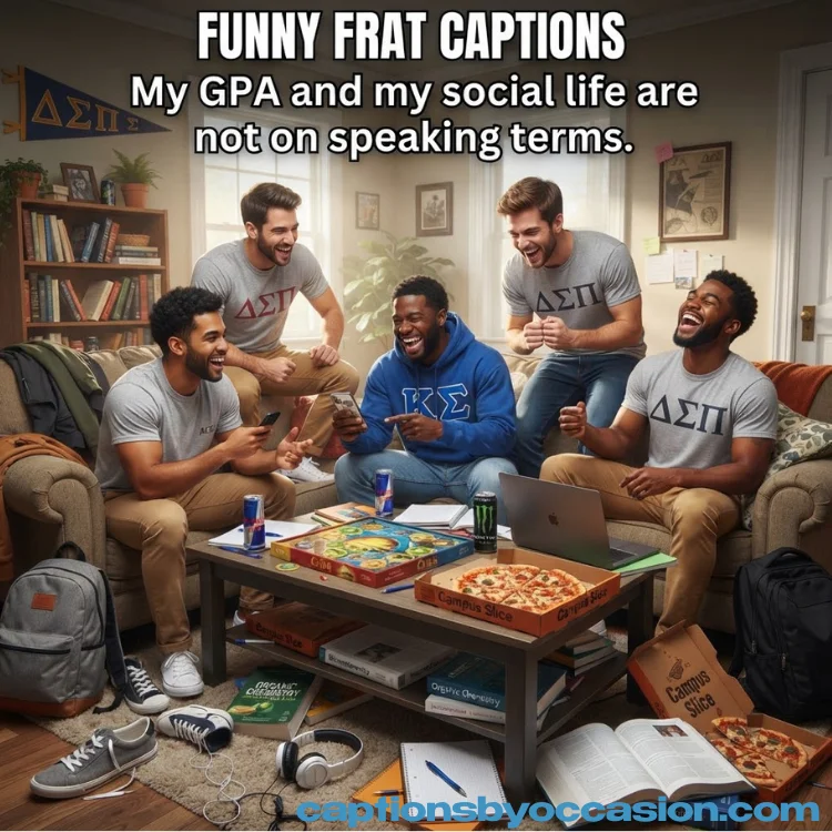 Funny Frat Captions for Instagram
