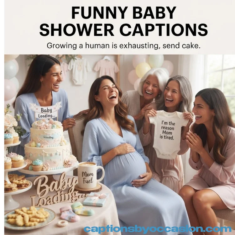 Funny Baby Shower Captions for Instagram