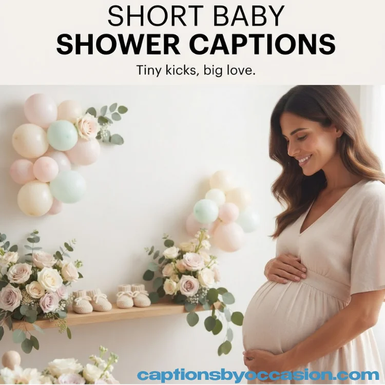 Short Baby Shower Captions for Instagram