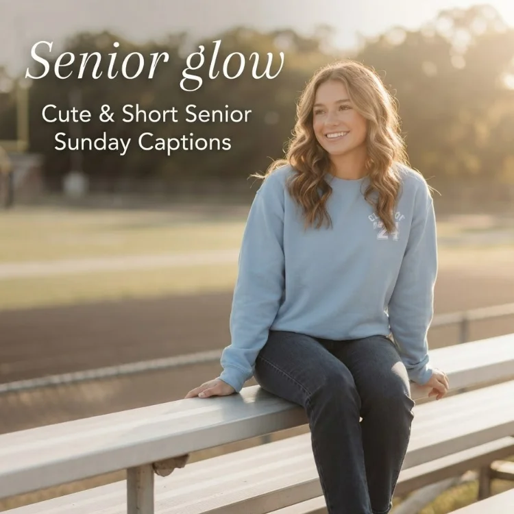 Funny Senior Sunday Captions for Instagram