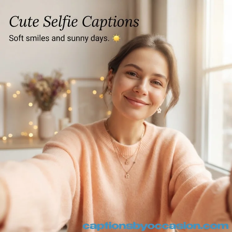 Cute Selfie Captions for Instagram