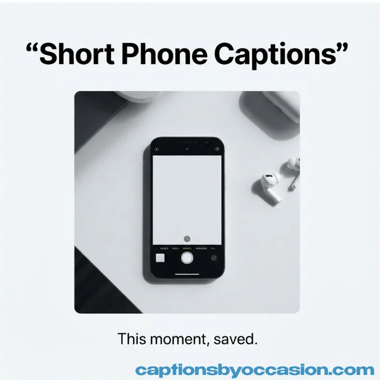 Short Phone Captions for Instagram
