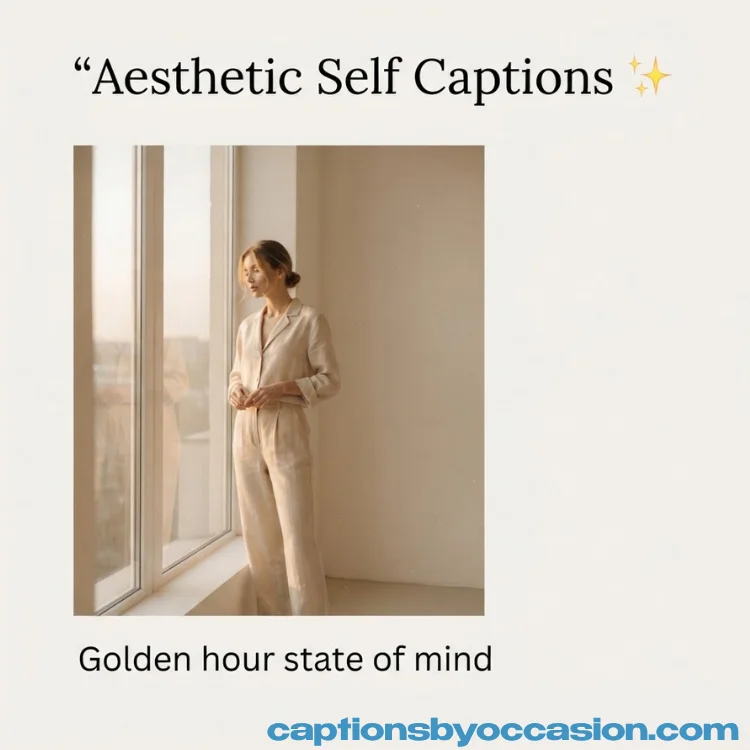 Aesthetic Self Captions for Instagram