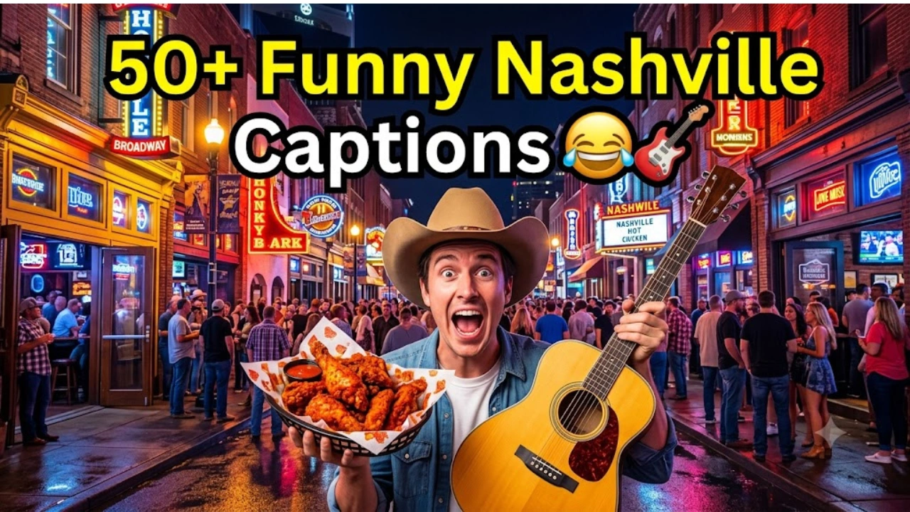 Funny Nashville Captions for Instagram