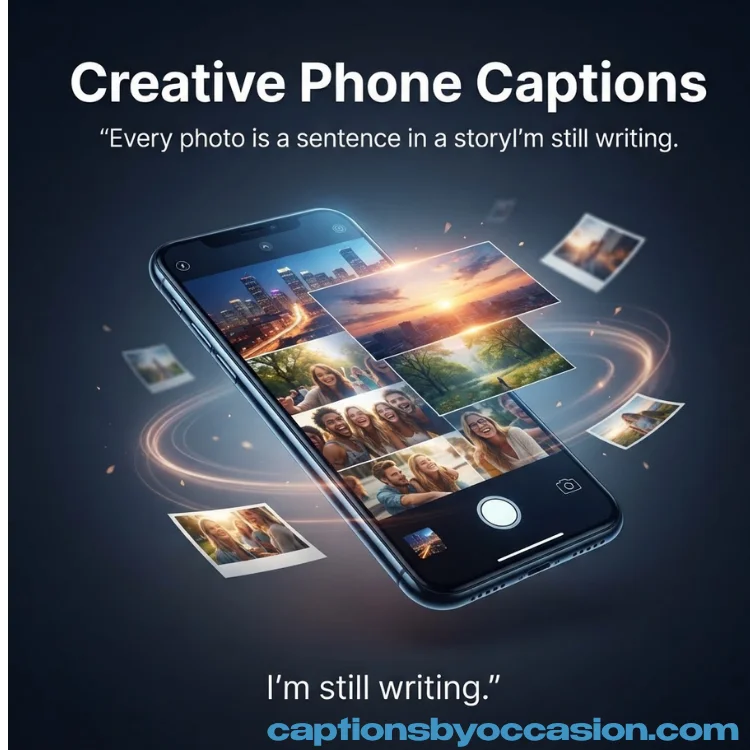 Creative Phone Captions for Instagram