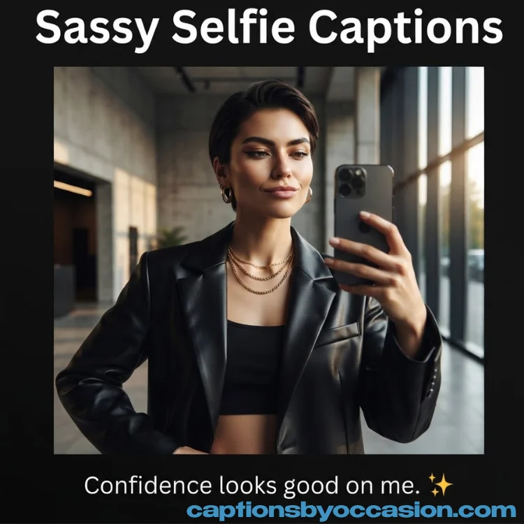 Sassy Selfie Captions for Instagram