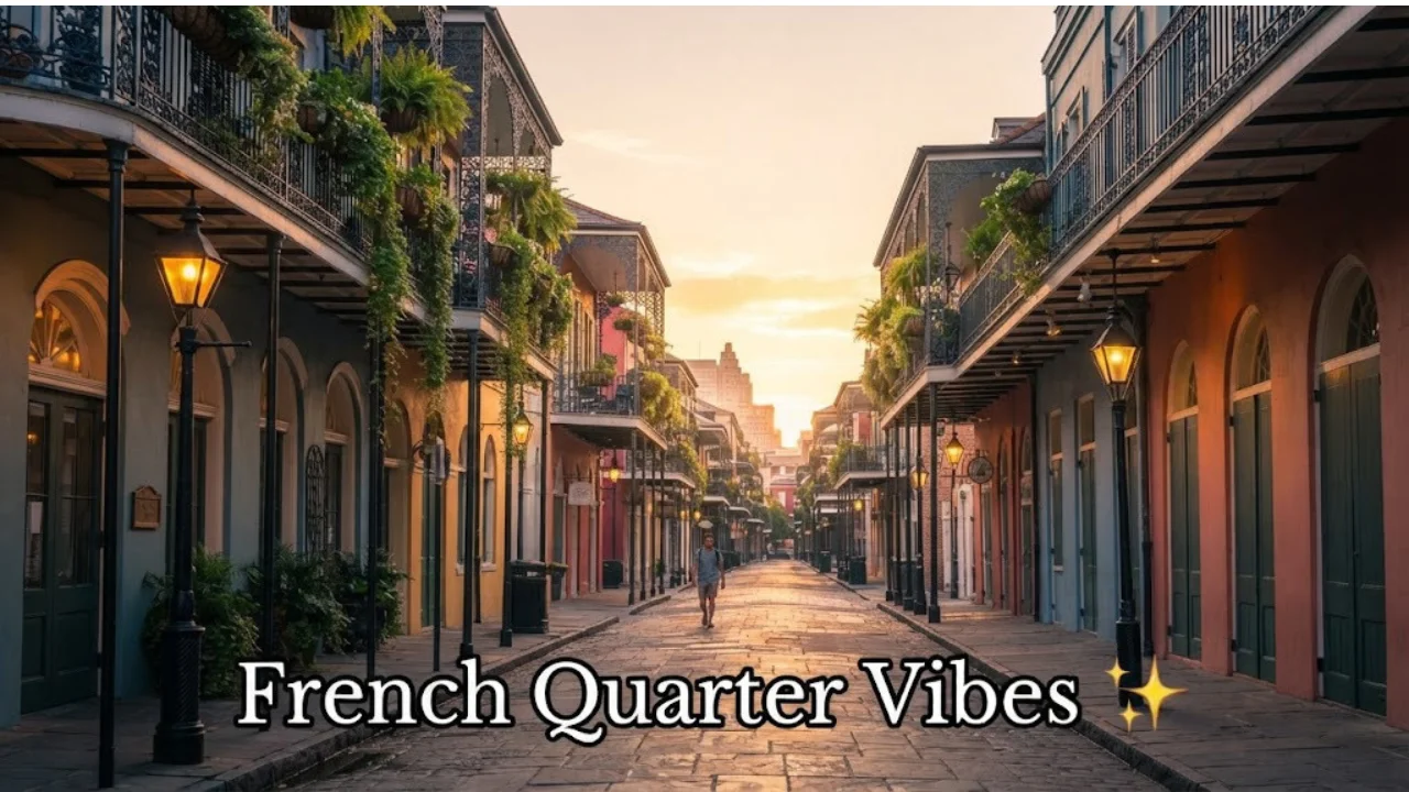 Aesthetic and New Orleans Vibes Captions for the French Quarter