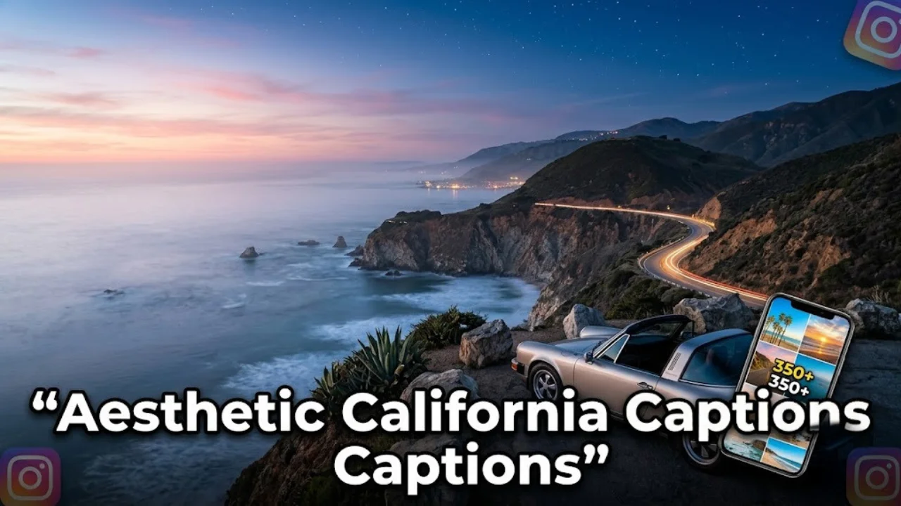 Aesthetic California Captions for Instagram