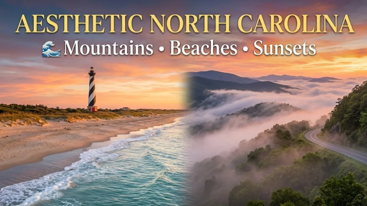 Aesthetic North Carolina Captions for Mountains, Beaches & Sunsets
