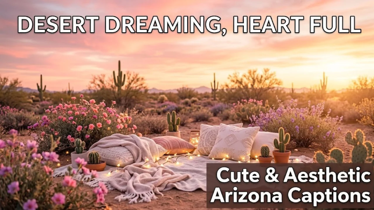 Cute and Vibe Arizona Captions for Instagram