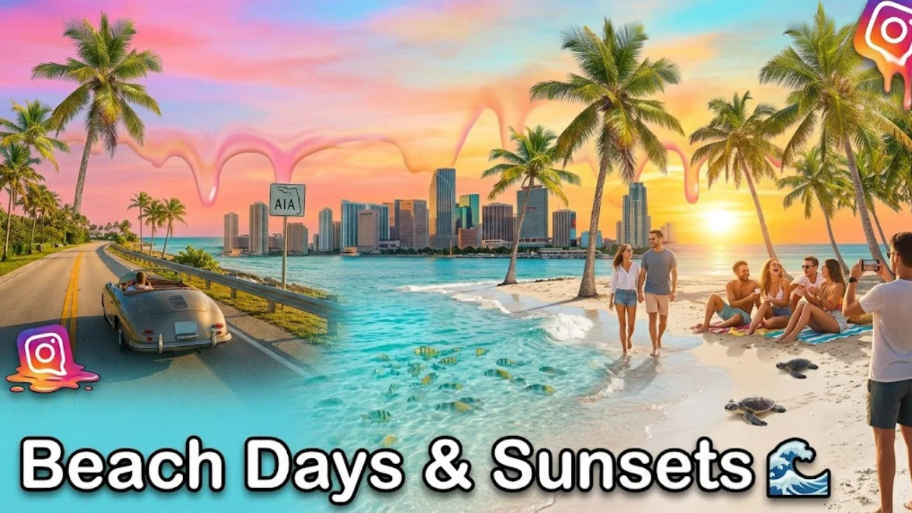 Florida Beach and Sunset Captions for Instagram