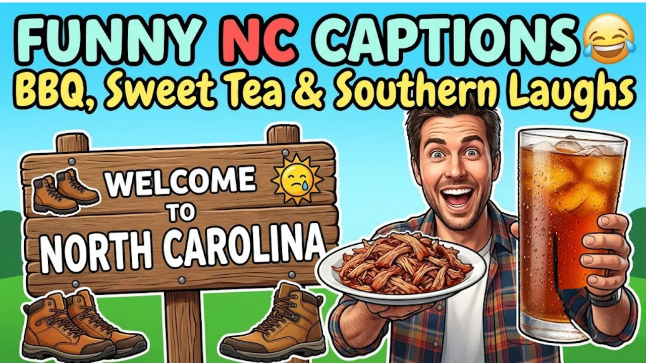 Funny North Carolina Instagram Captions