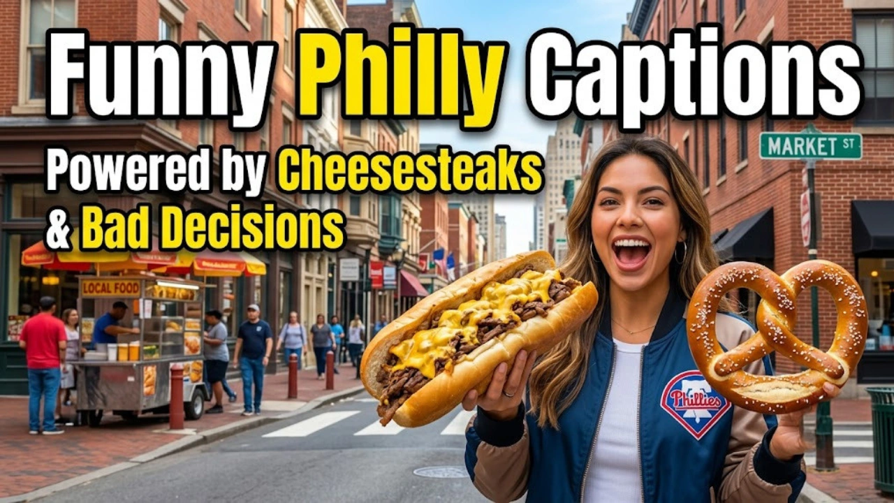Funny Philadelphia Captions for Instagram