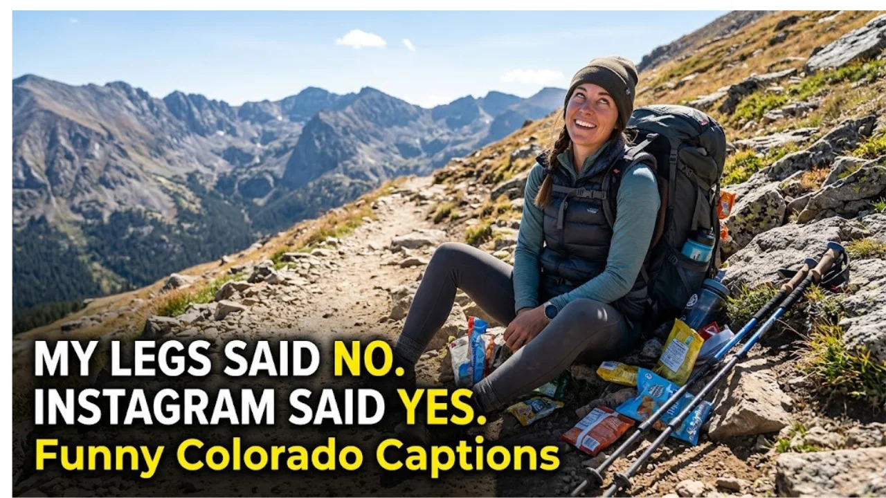 Funny & Punny Colorado Captions for Instagram 