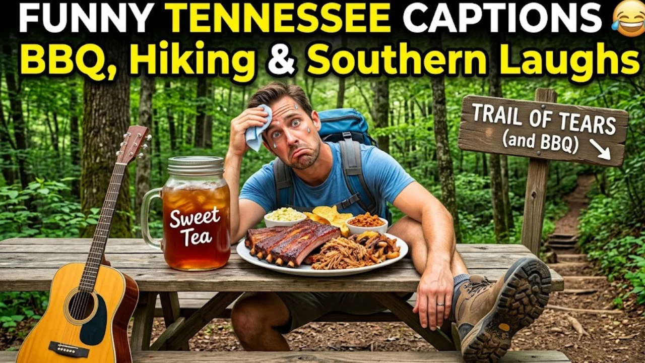Funny Tennessee Captions for Instagram