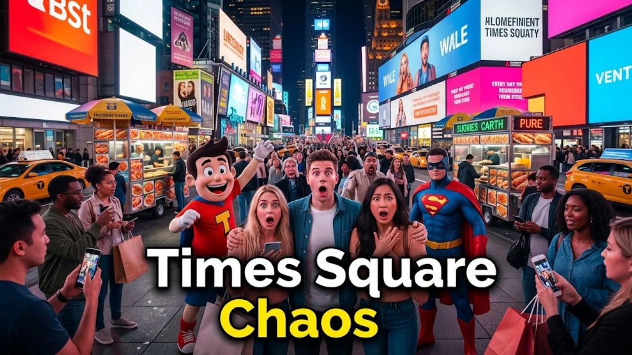 Funny Times Square Captions for Instagram
