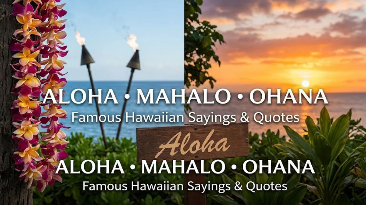 Hawaiian Sayings, Aloha Phrases & Famous Quotes