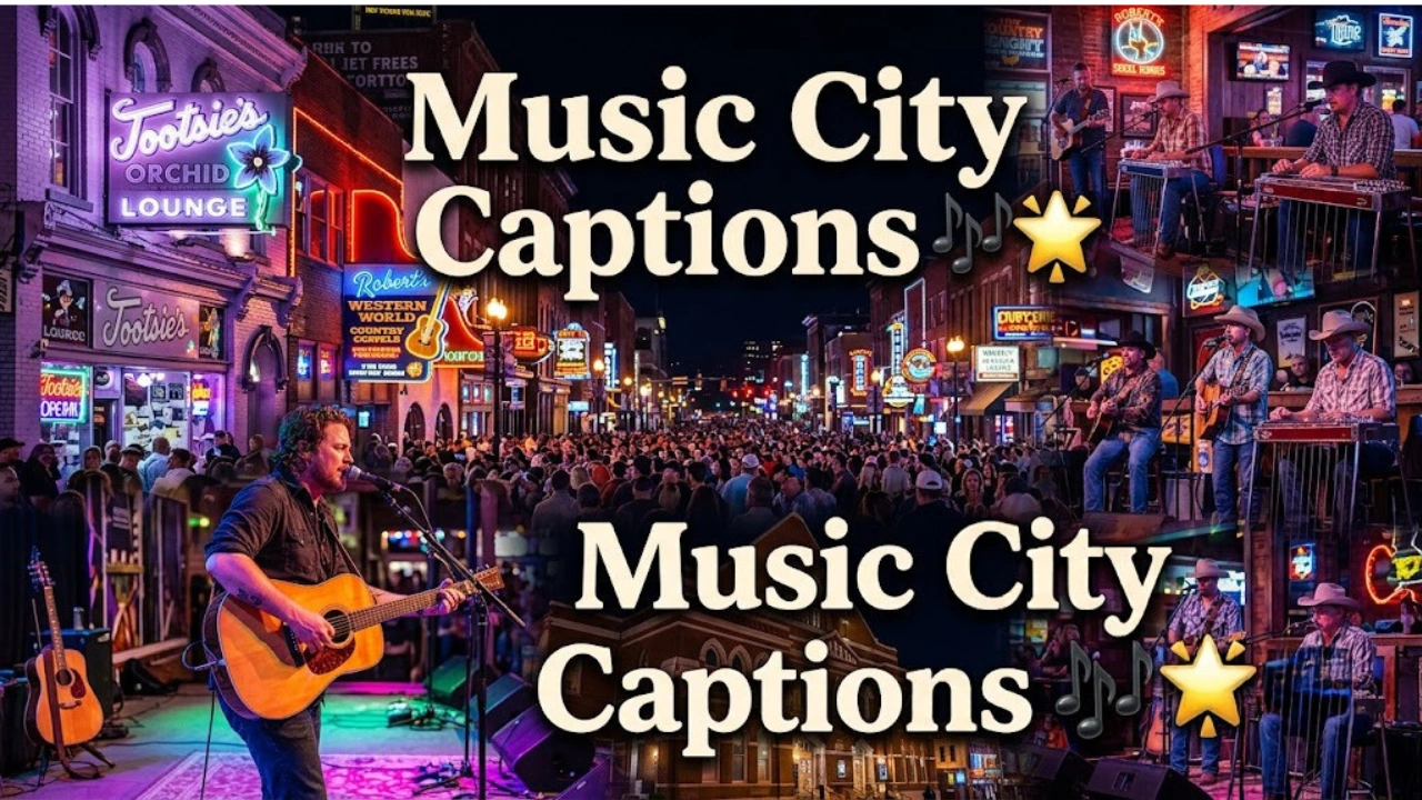 Broadway, Music City & Honky-Tonk Captions for Instagram