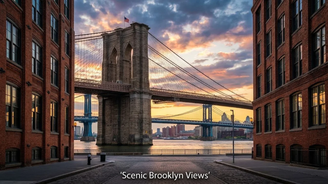 Scenic Brooklyn Bridge Captions for Instagram