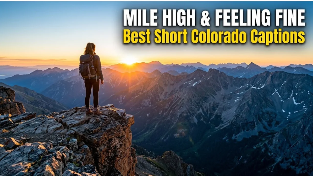 Short & Catchy Colorado Captions for Instagram 