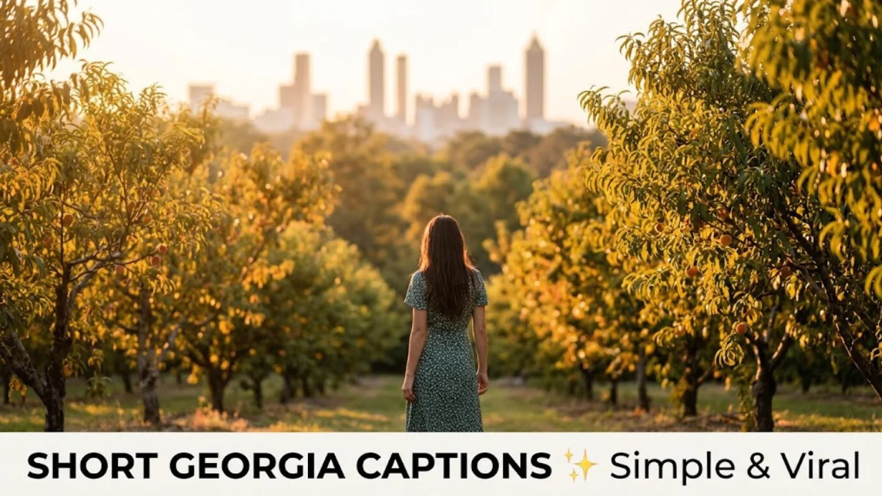 Short Georgia Captions for Instagram