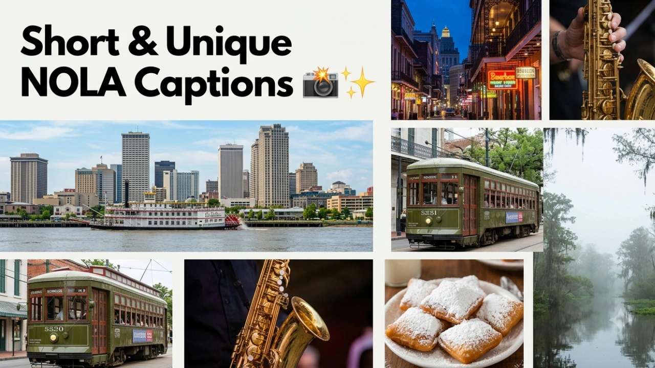 Short and Unique New Orleans Captions for Instagram