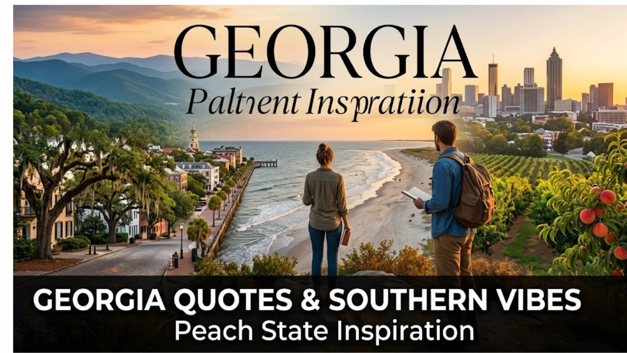Southern Vibes and Georgia Quotes Captions for Instagram
