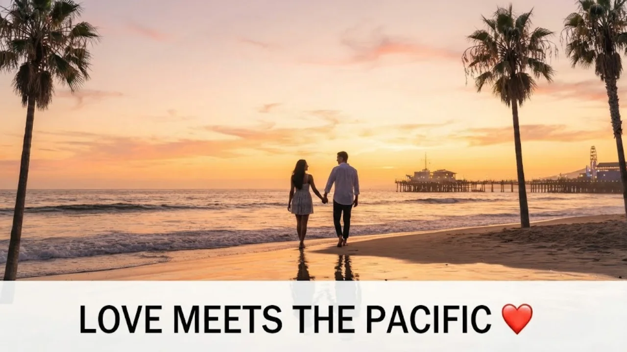 Cute & Romantic Santa Monica Beach Captions