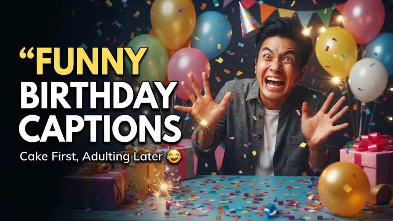 Funny Birthday Captions for Instagram