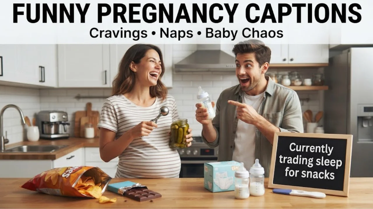 Funny Pregnancy Announcement Captions for Instagram