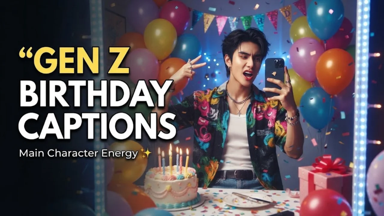 Birthday Captions for Yourself (Gen Z Style)