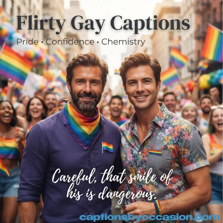 Flirty Gay Captions