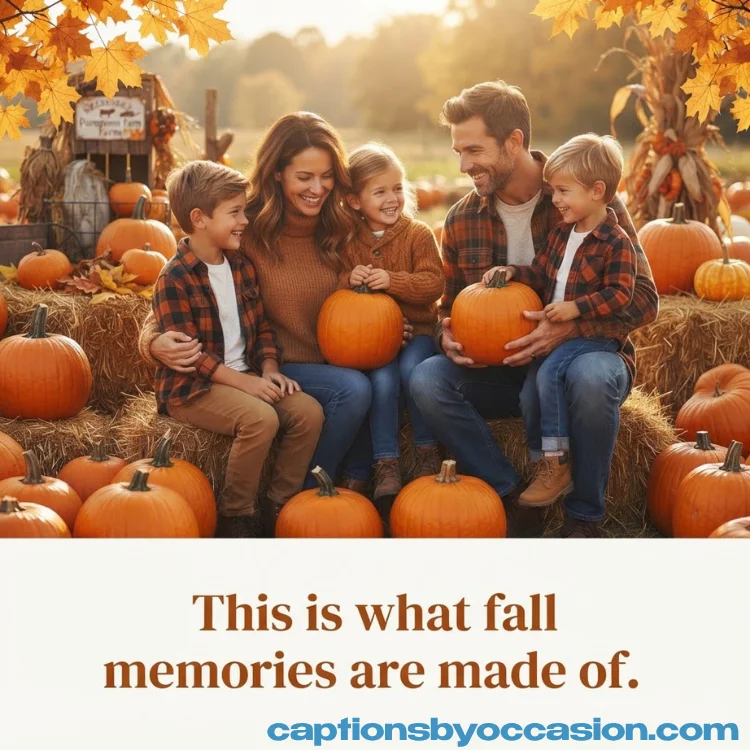 Pumpkin Patch Captions for Family, Kids and Friends