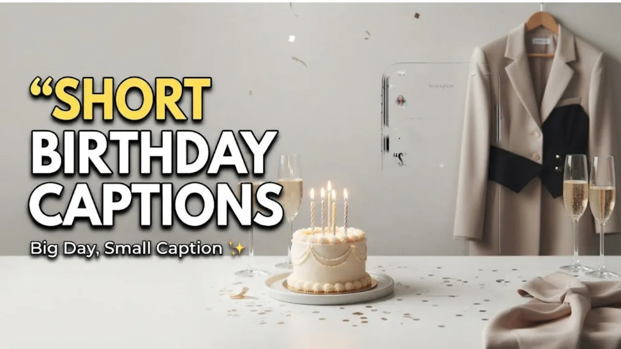 Short Birthday Captions for Instagram