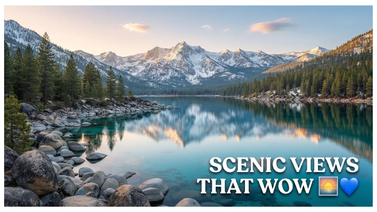 Scenic Lake Tahoe Captions for Instagram