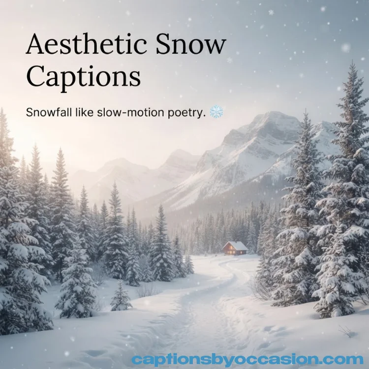 Magical Snow Quotes & Captions