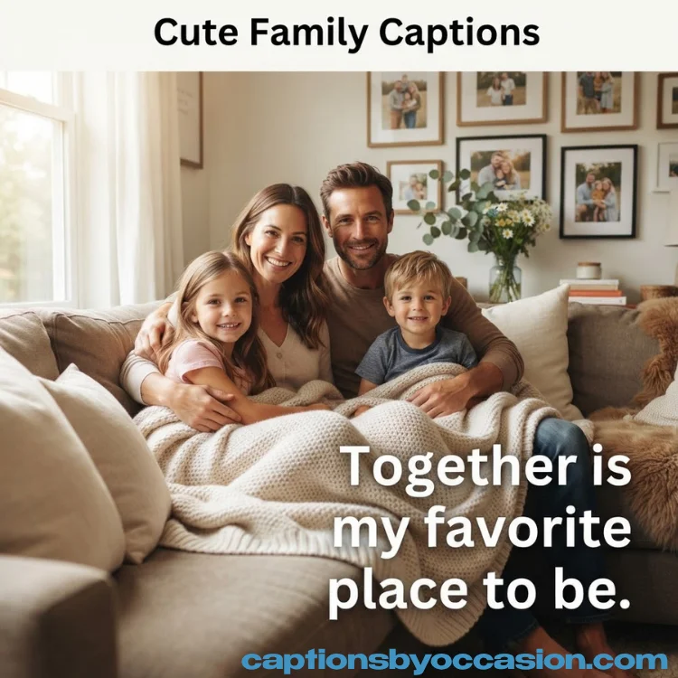 Cute Family Captions for Instagram