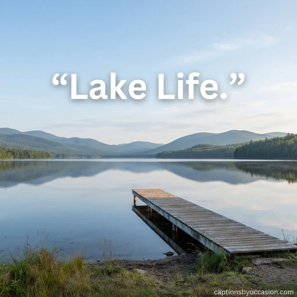 Best Lake Captions for Instagram