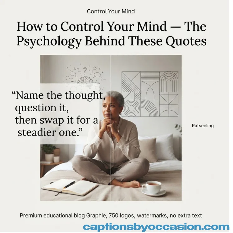 How to Control Your Mind — The Psychology Behind These Quotes