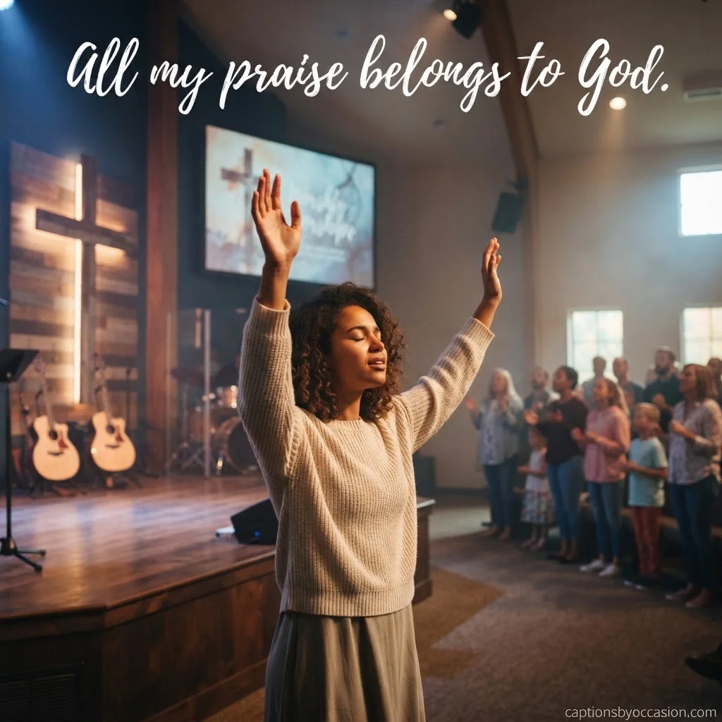 Worship Captions for Instagram