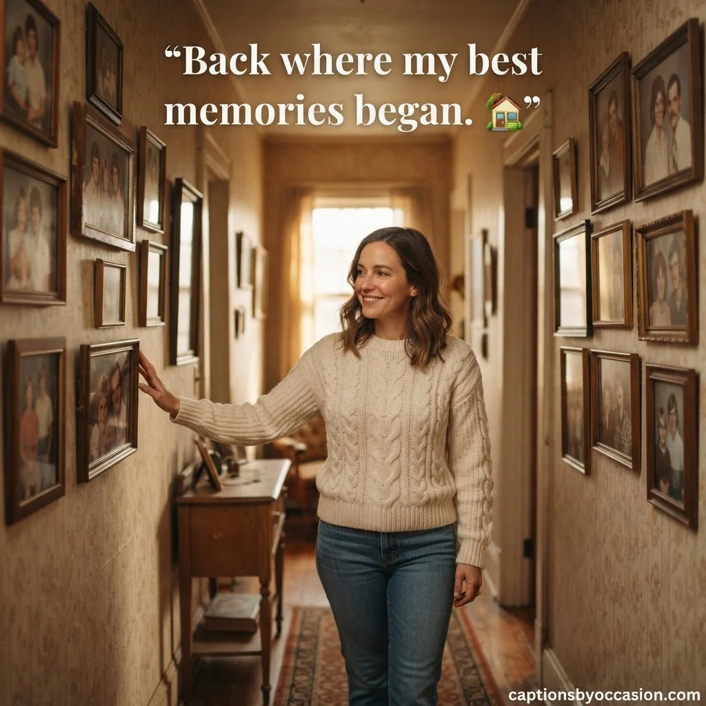 Best Childhood Home Captions
