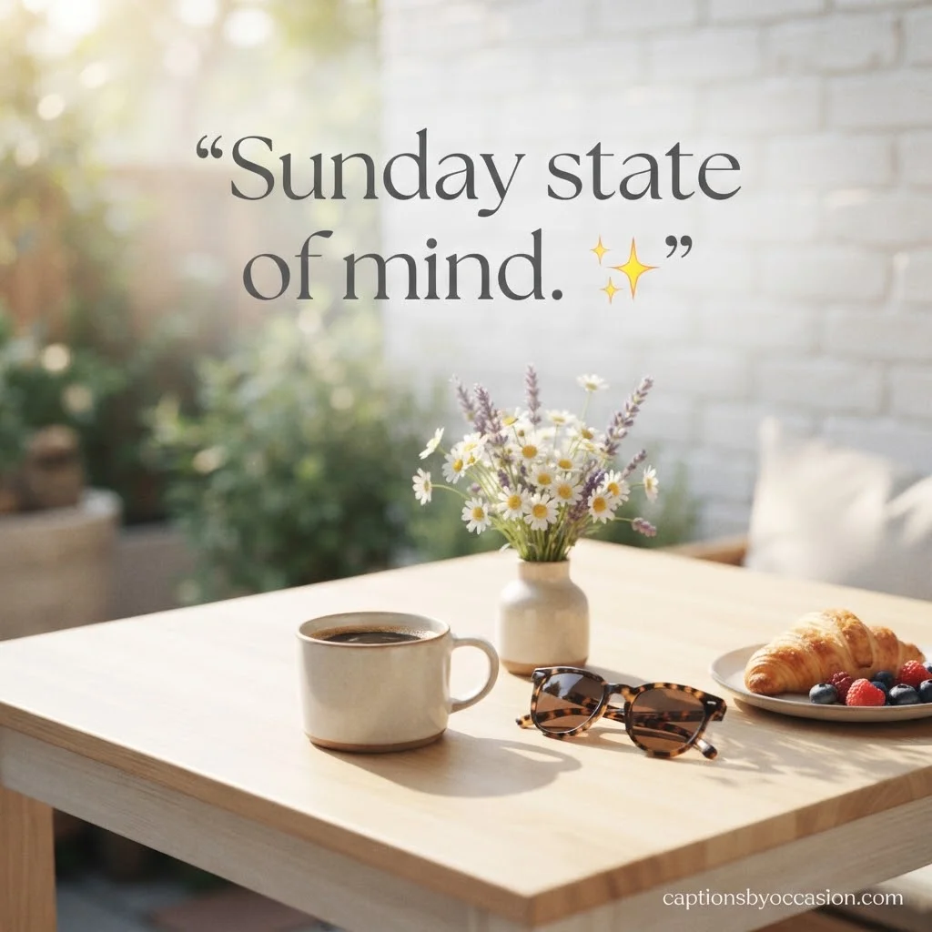 Best Sunday Captions for Instagram