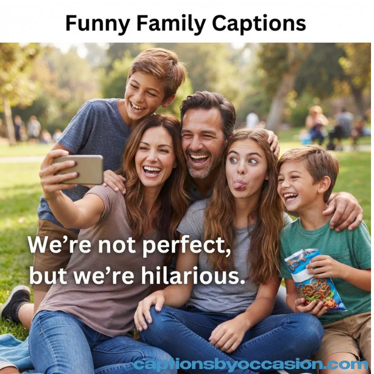 Funny Family Captions for Instagram