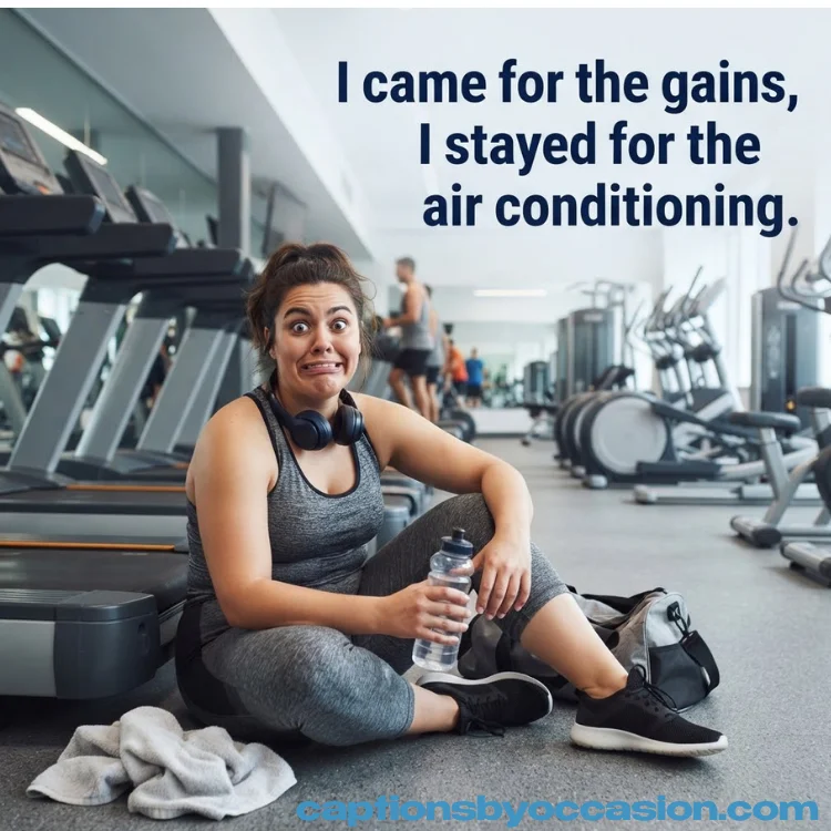 Funny Gym Captions