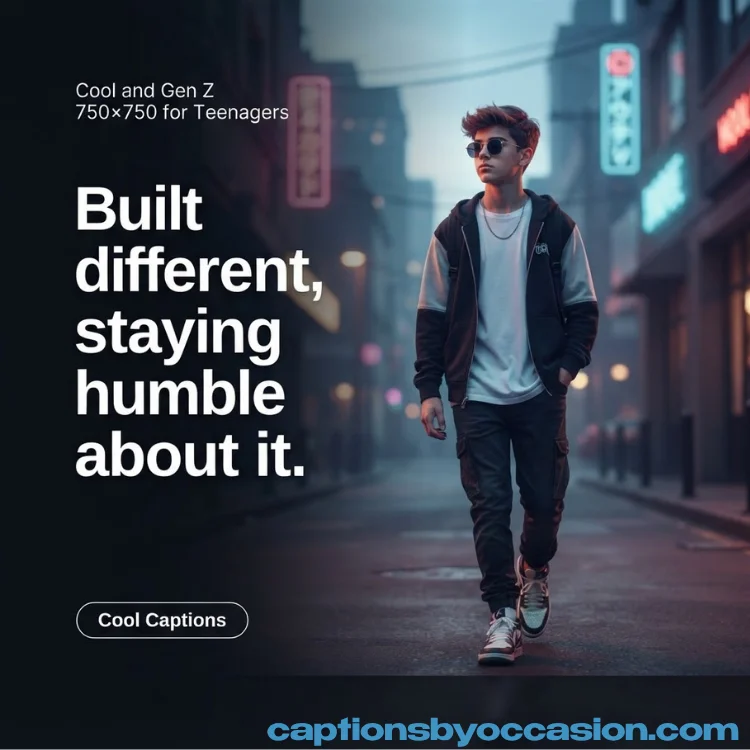 Cool and Gen Z Captions for Teenagers