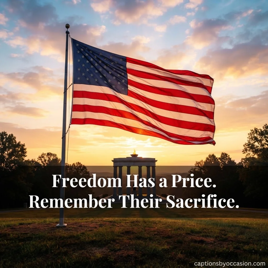 Short Memorial Day Captions