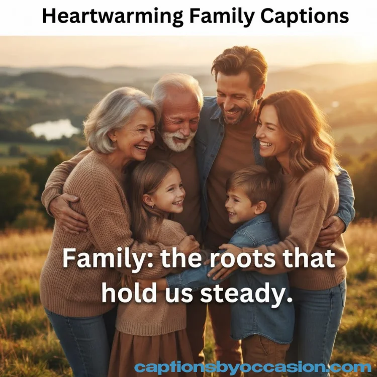 Heartwarming Family Captions for Instagram