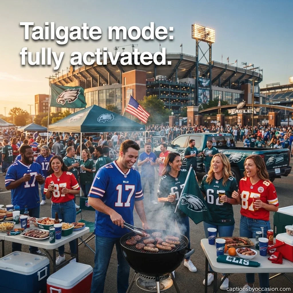 Football Game Day Captions